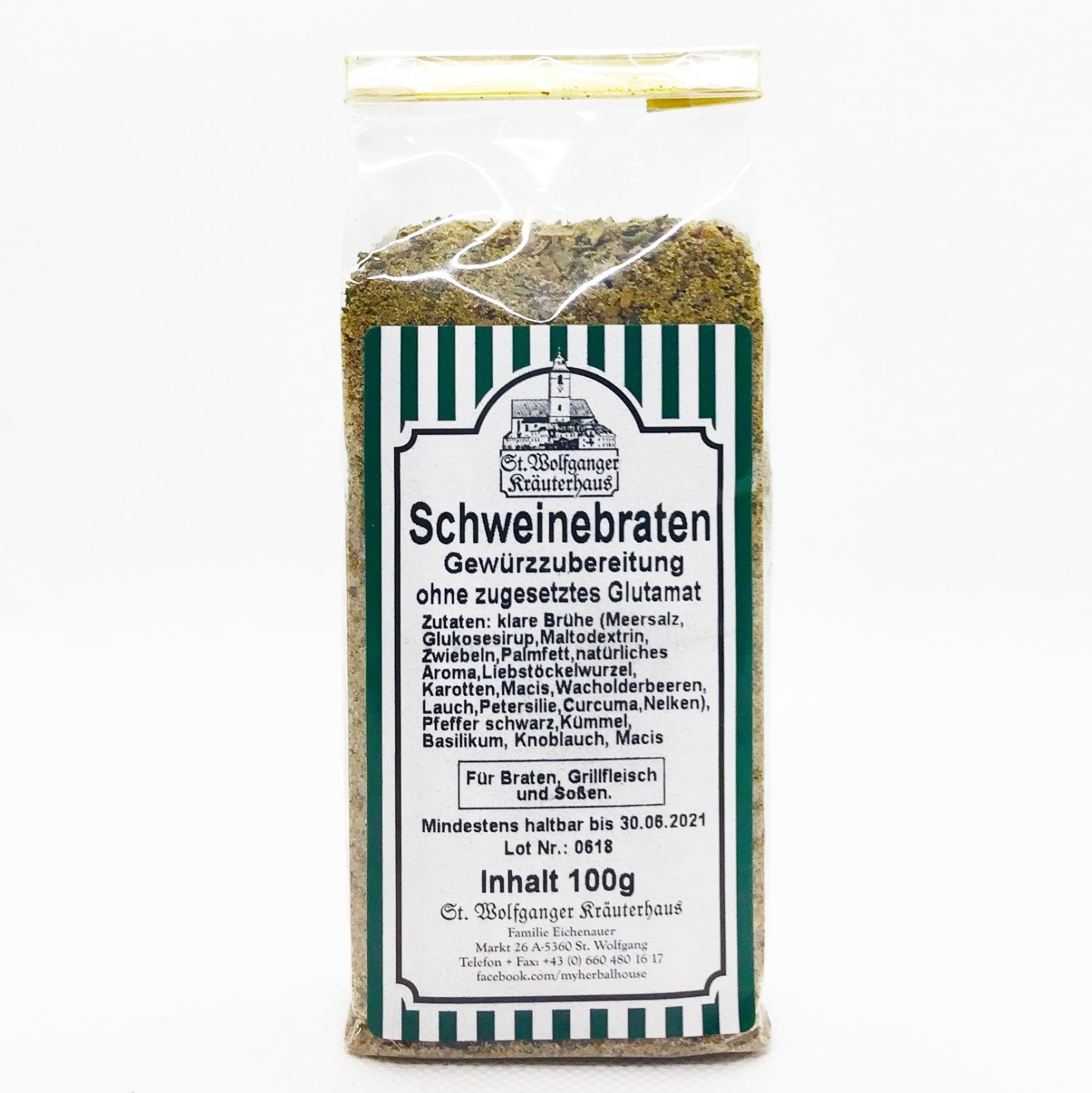Schweinebraten Gewürzzubereitung