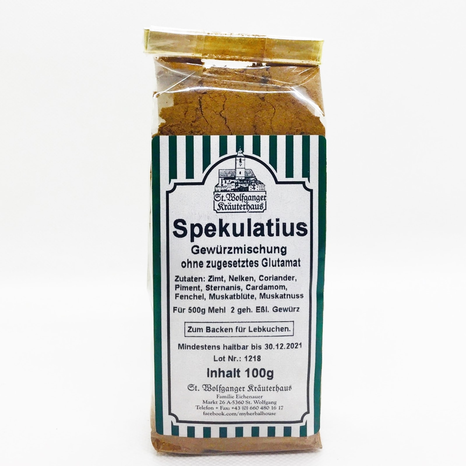 Spekulatius, Gewürz
