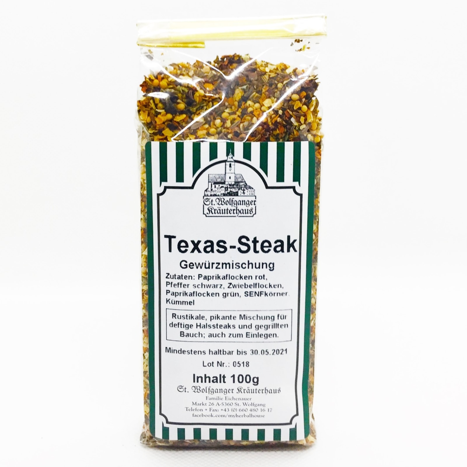 Texas Steak, Gewürz