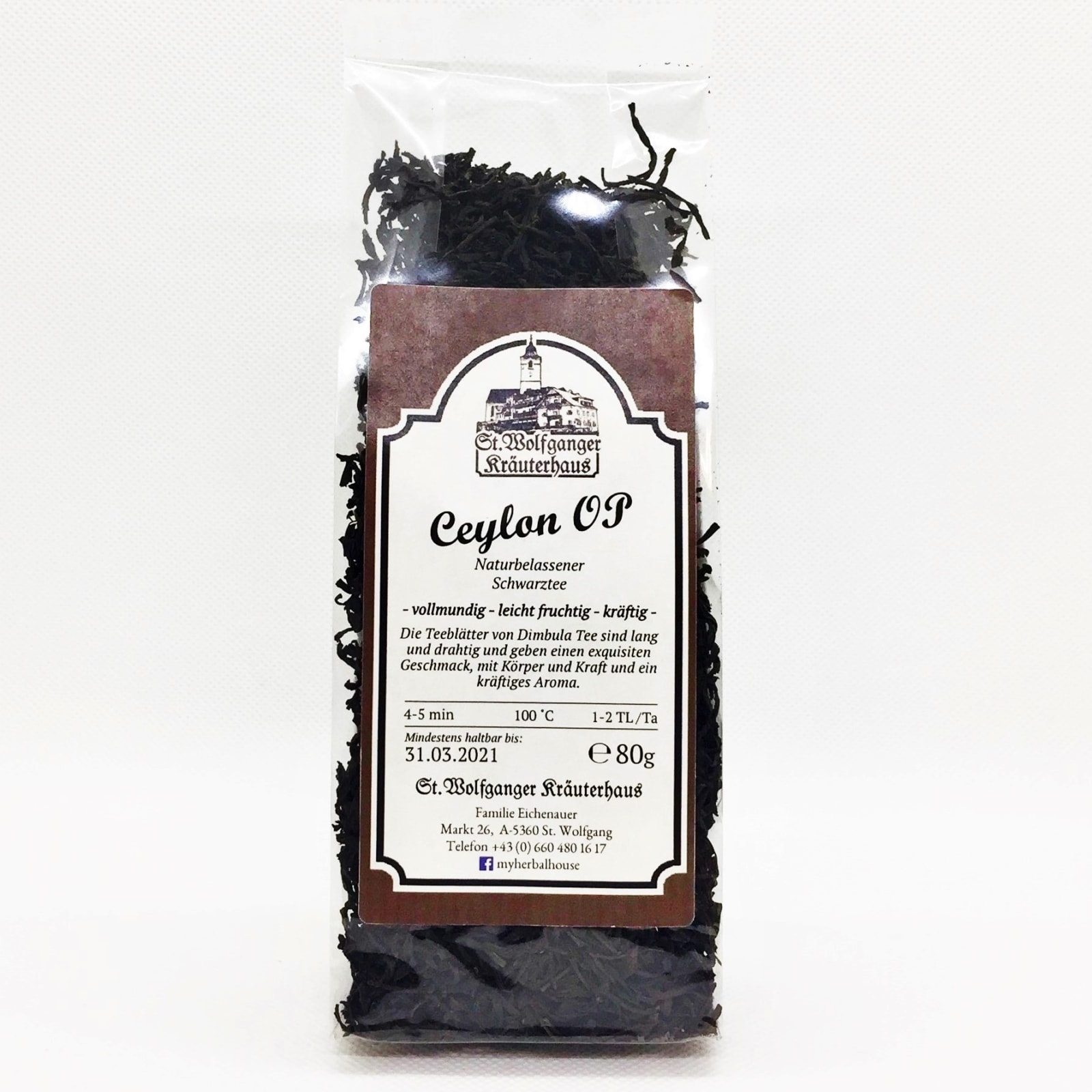 Schwarztee Ceylon OP