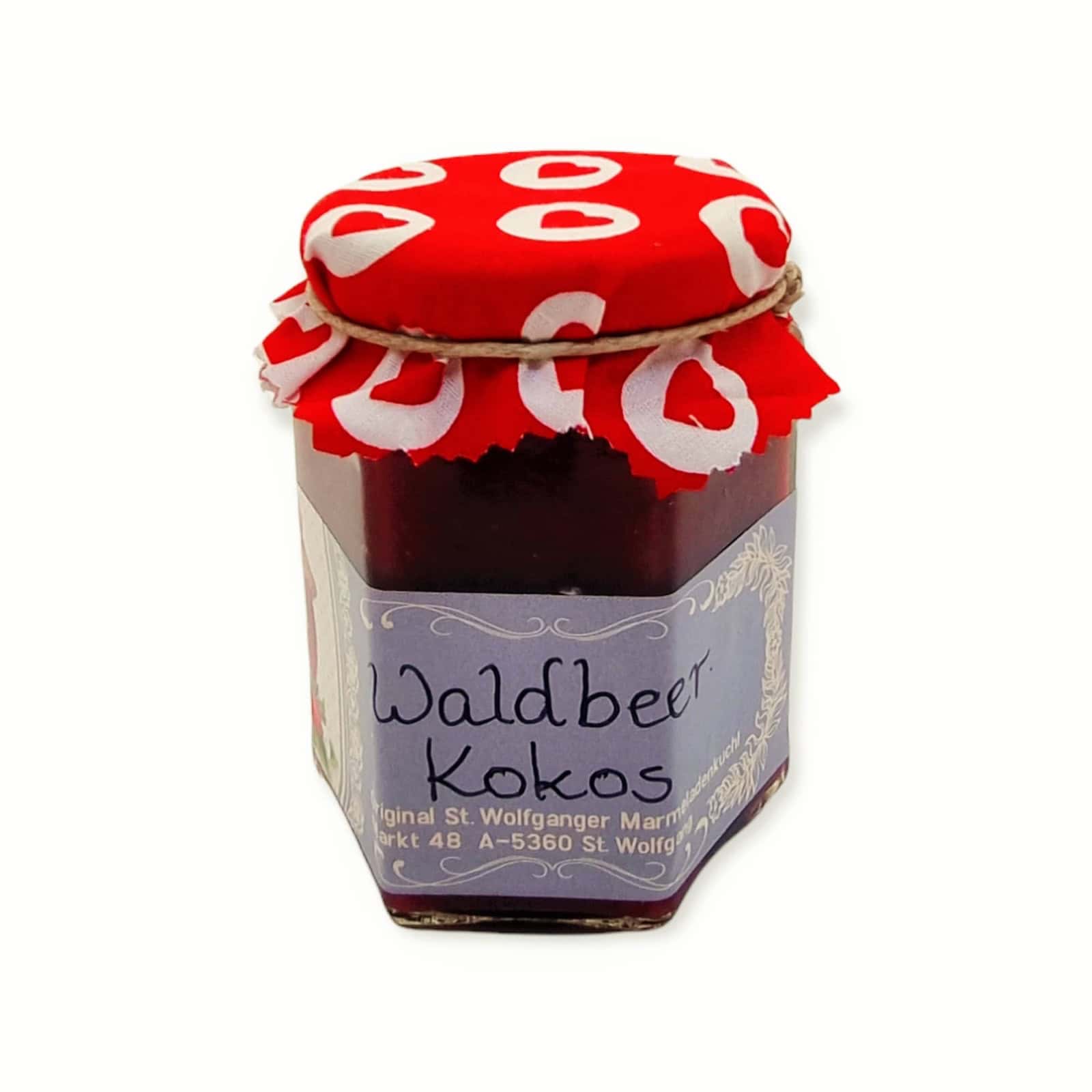 Fruchtaufstrich Waldbeer Kokos